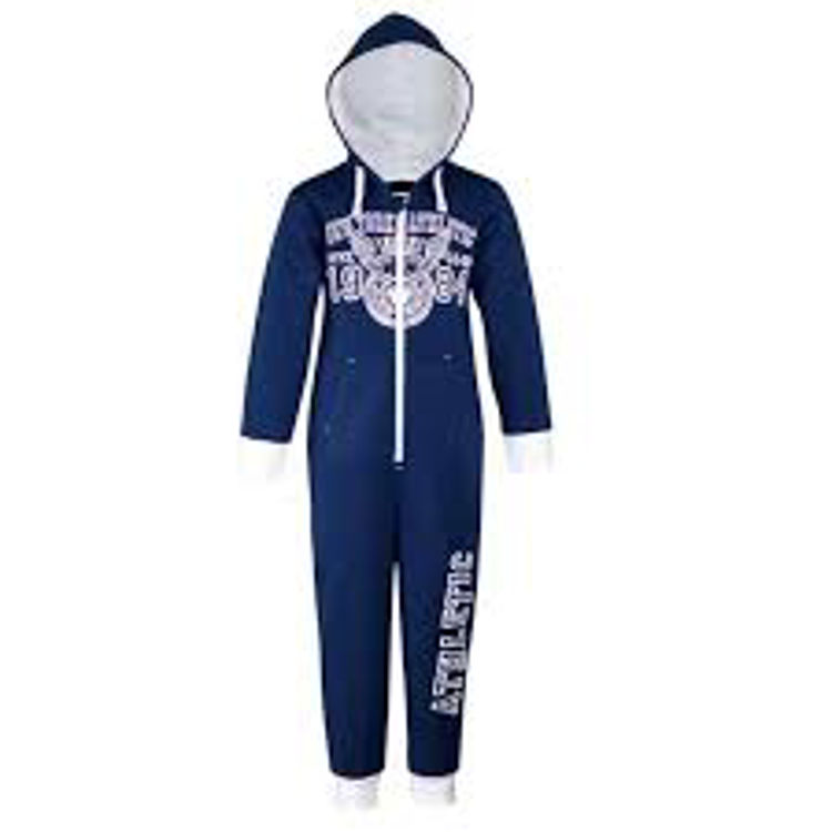 Picture of BS5722- THERMAL FLEECY HOODY JUMPSUIT/ONESIE